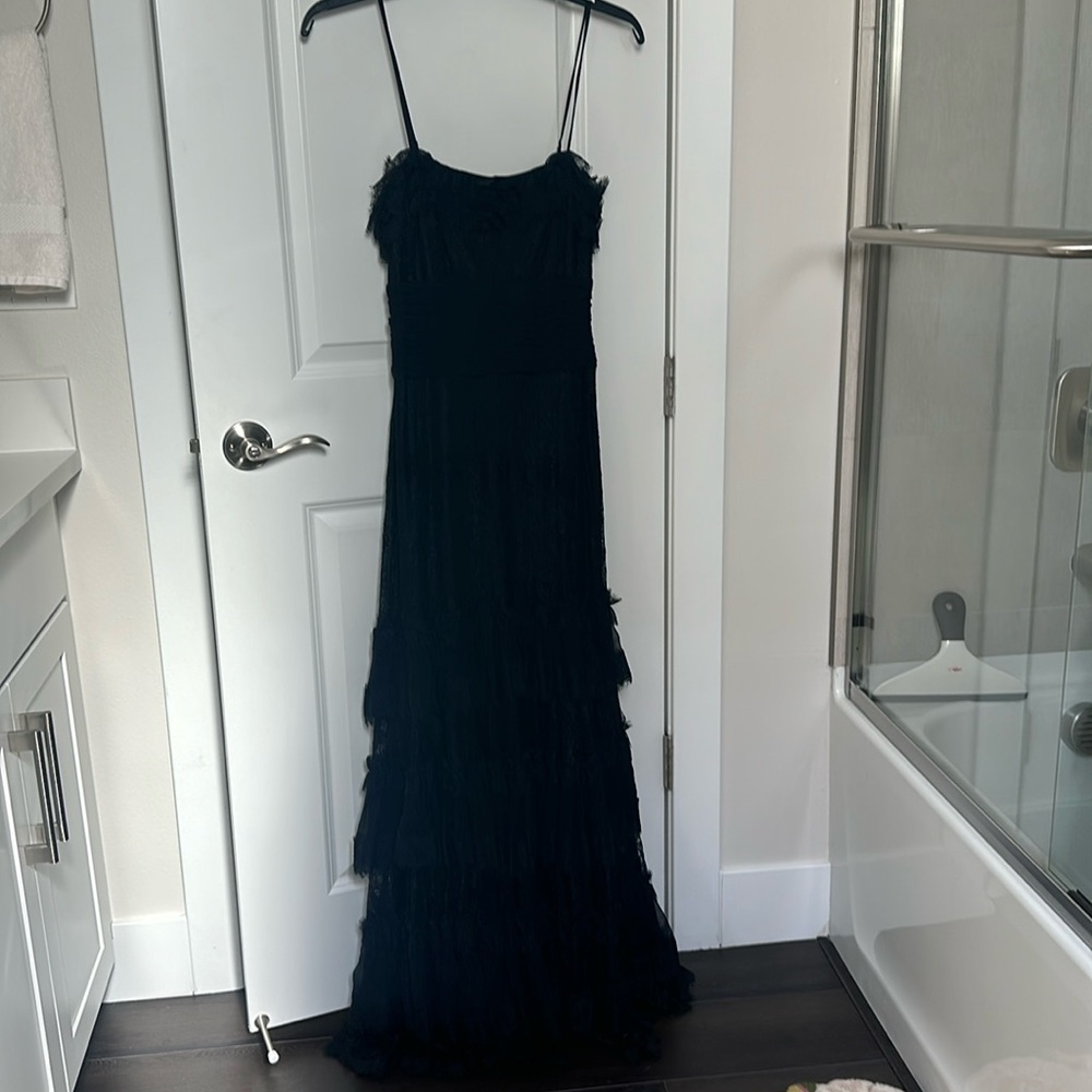 Layered lace tiered dress